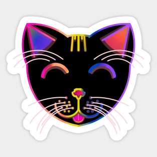 Happy Cat 8 Sticker